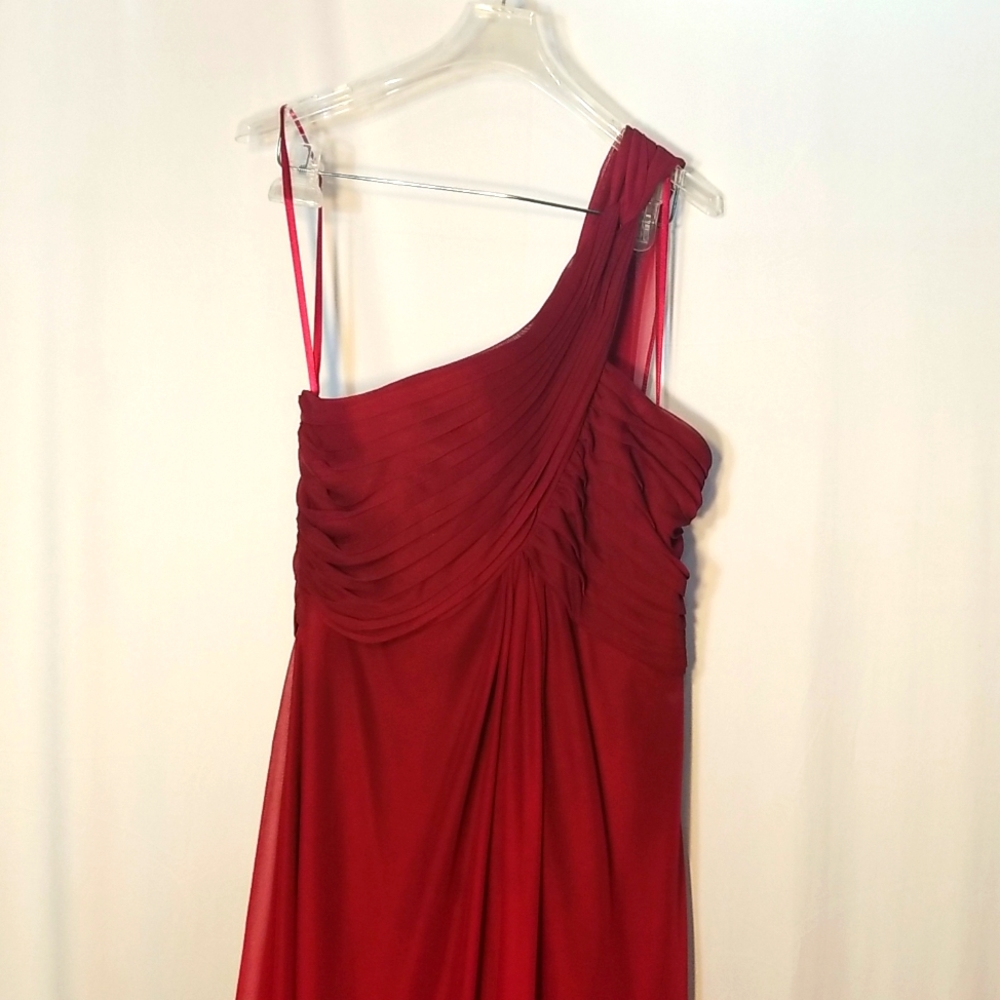 Red gown